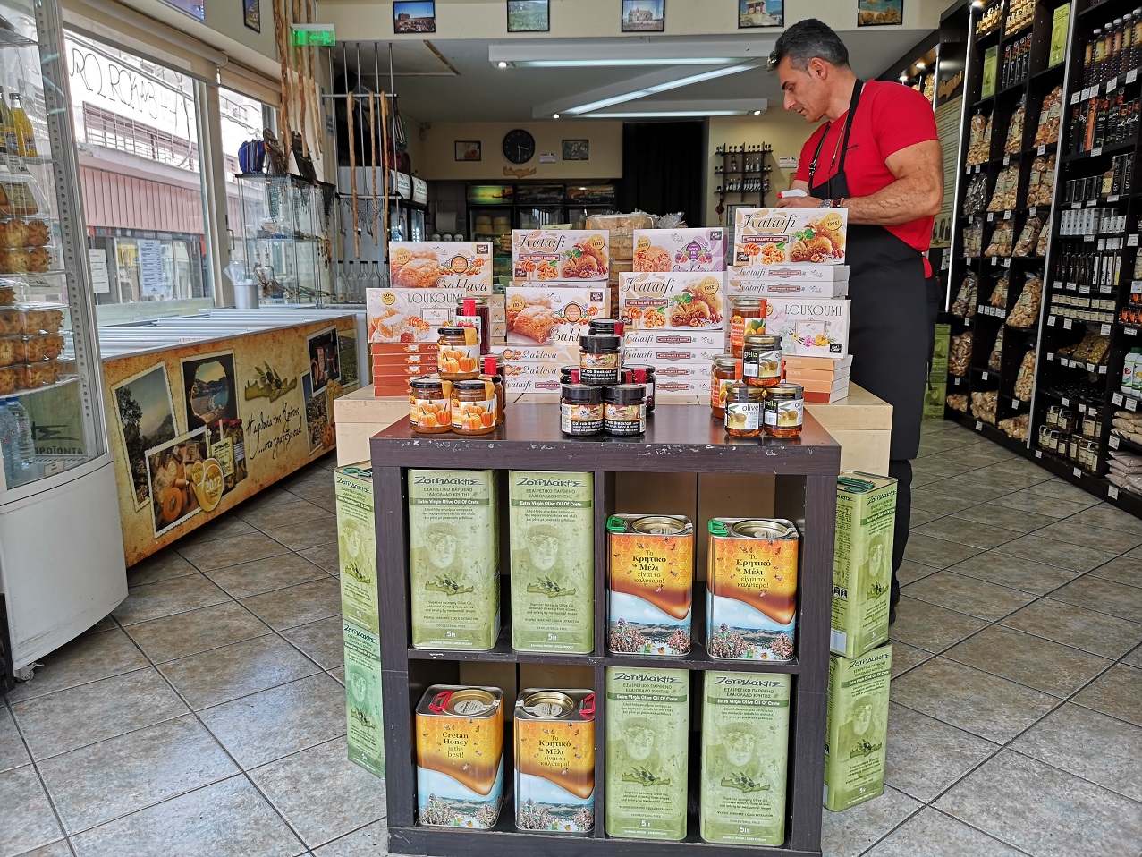 Honey and jars of marmelade