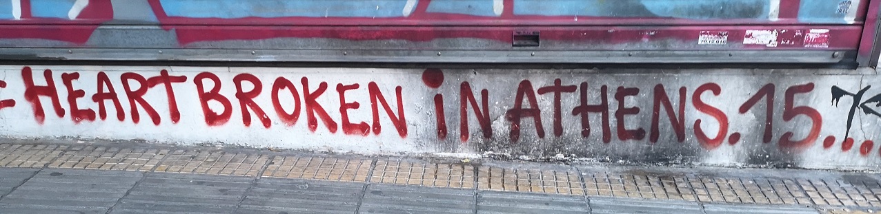 Heart broken in Athens