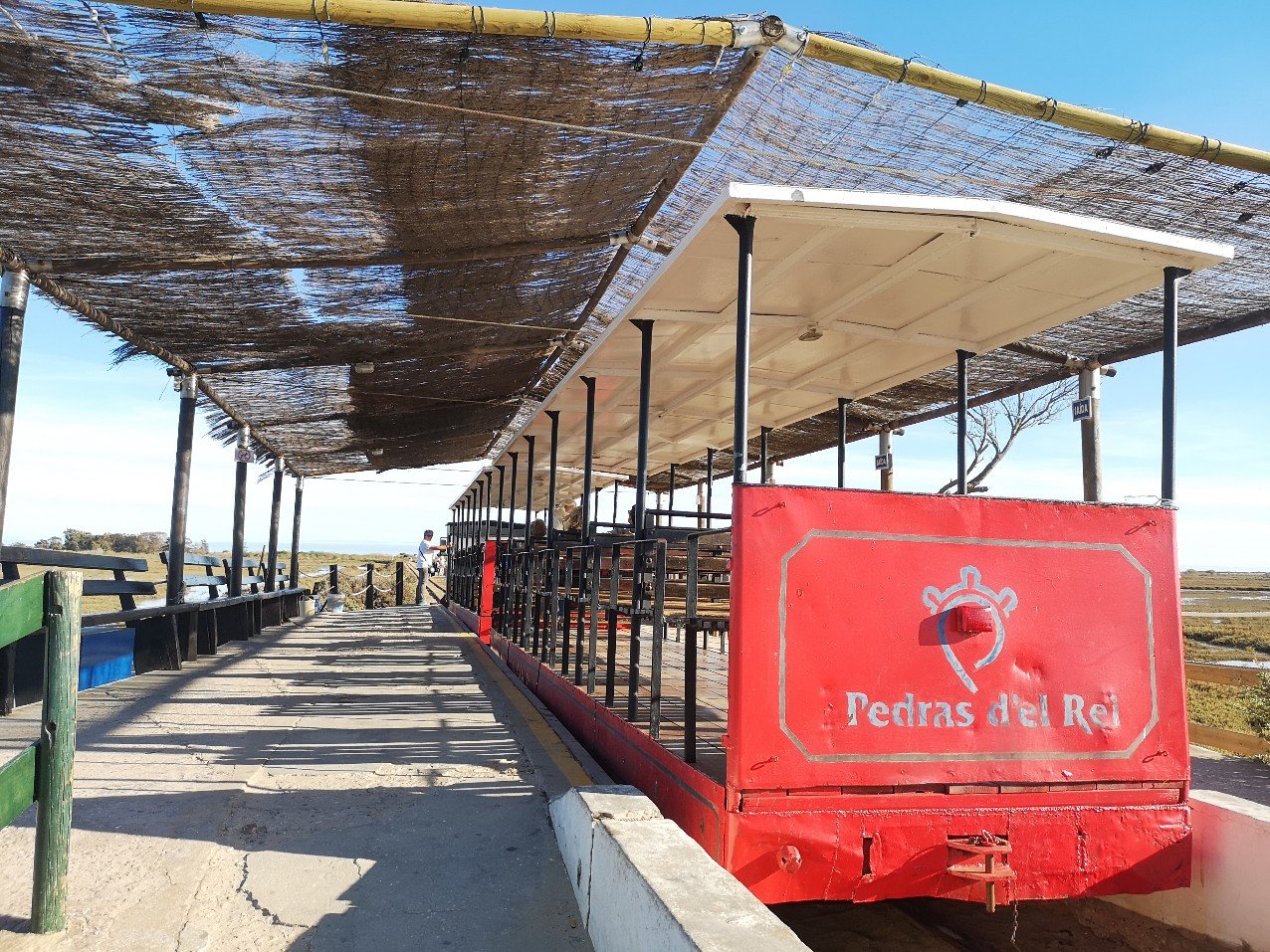 passenger train to beach Tavira