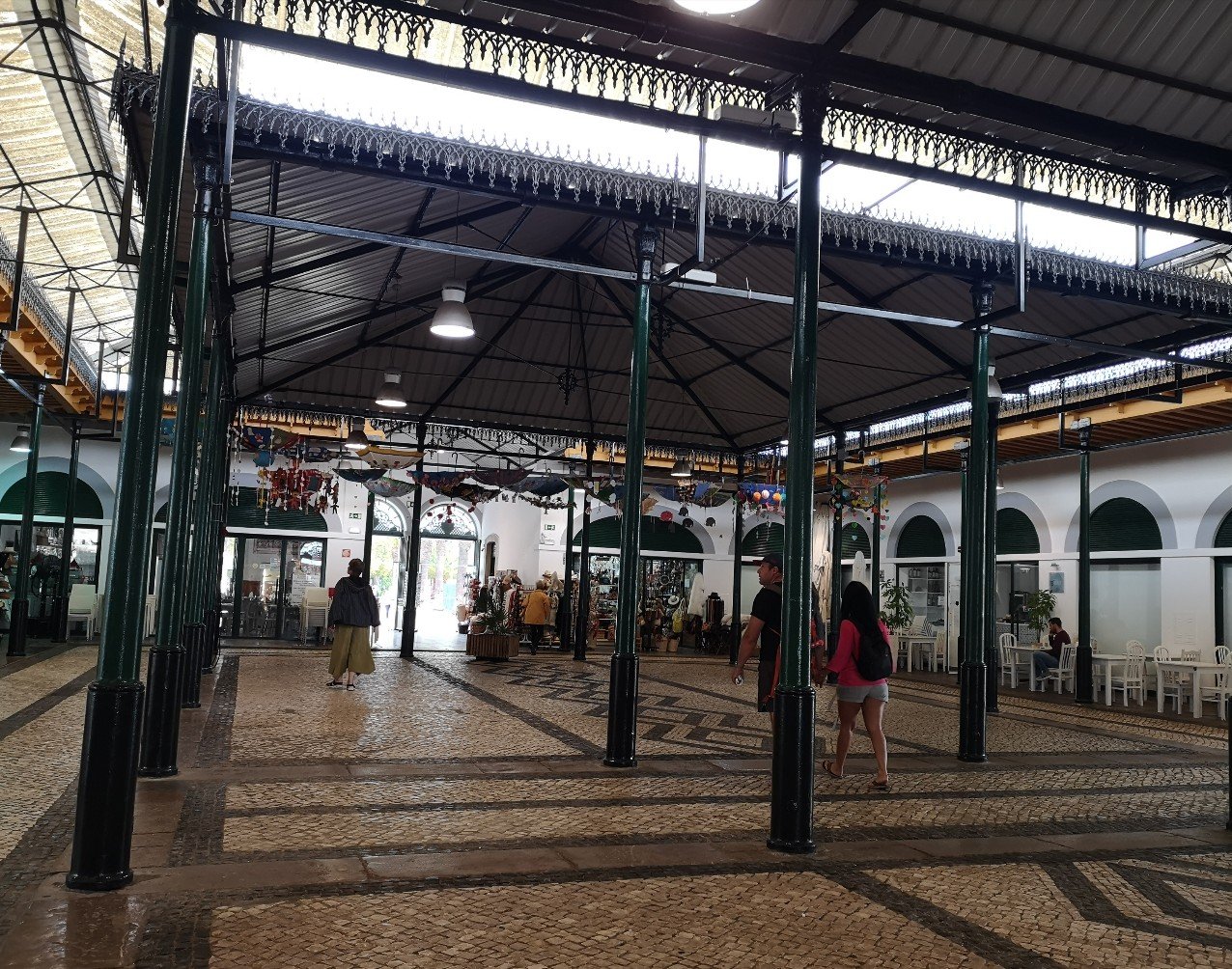 decorated floor market Tavira