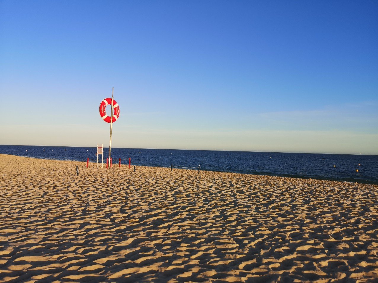 Praia do Barril beach, Tavira, Portugal