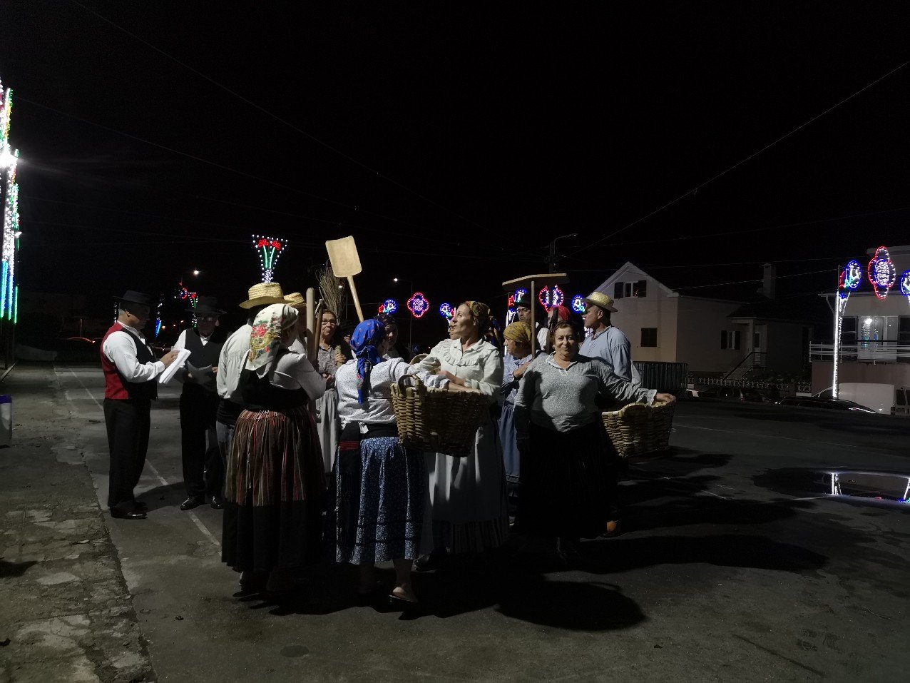 folk costume and props Portugal