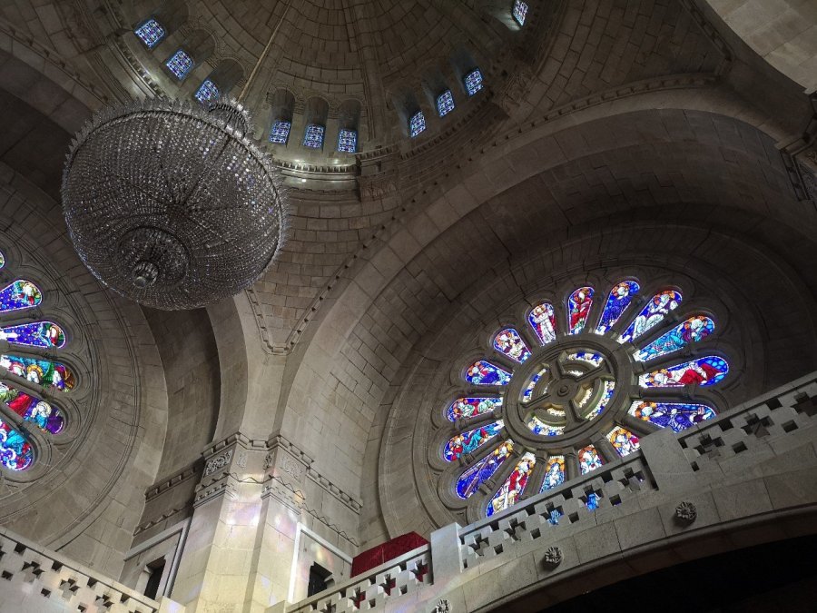stained glass windows santa Luzia Portugal