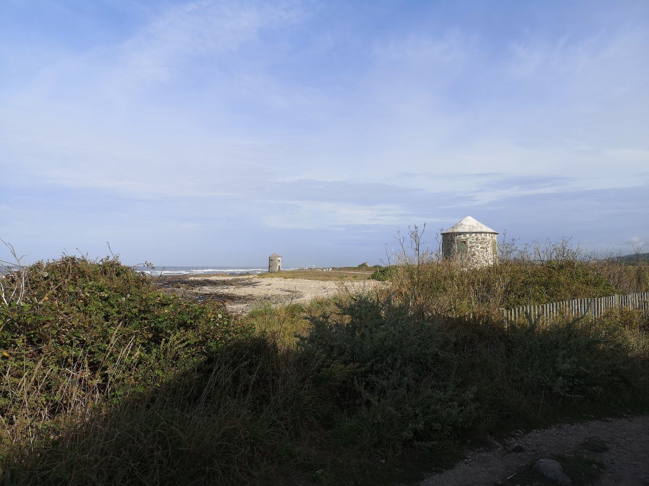 remains of windmills Portugal