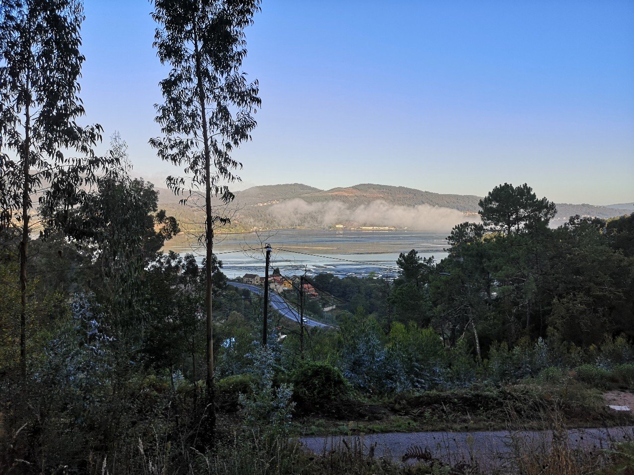 Long view of river and Arcade