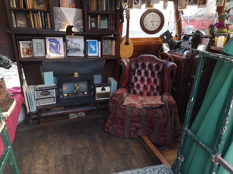 Boat Bookshop interior