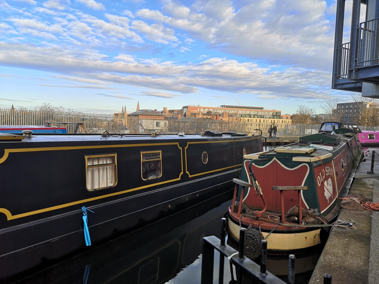 Canal boats, Edinburgh and Glasgow Union Canal