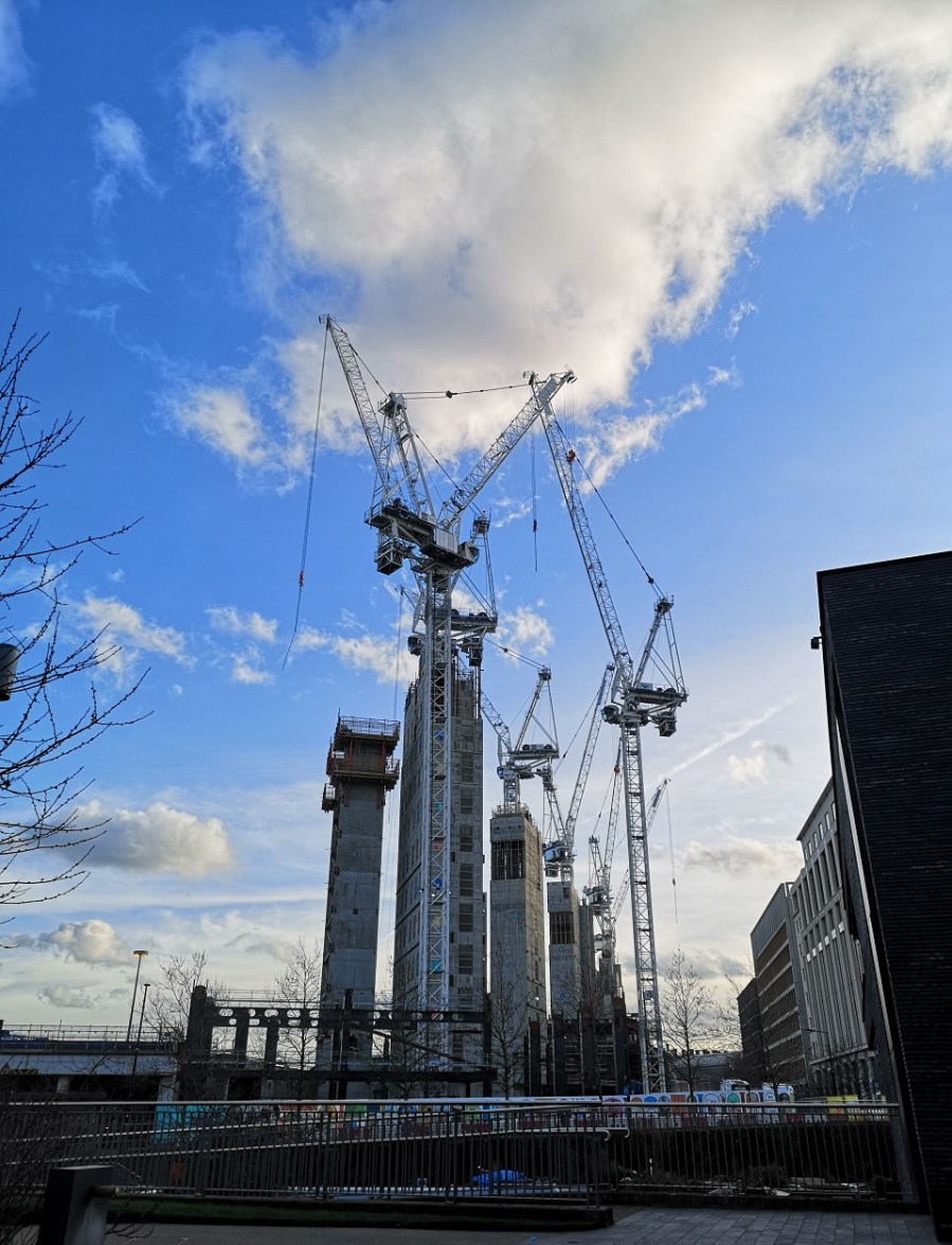 Cranes at Kings Cross